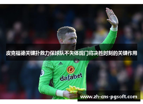 皮克福德关键扑救力保球队不失体现门将决胜时刻的关键作用 皮克福德关键扑救力保球队不失体现门将决胜时刻的关键作用